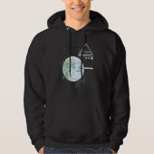 Binary Code Retro Computer Geek Programmer Nerd Te Hoodie (Vorderseite)