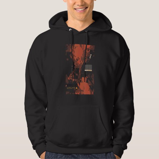 Binary Code Retro Computer Geek Programmer Nerd Te Hoodie (Vorderseite)
