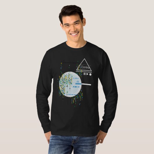 Binary Code Retro Computer Geek Programmer Nerd Te T-Shirt (Vorne ganz)