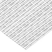 Binary Code Schwarz-weiße Streifen Kurzer Tischläufer (Ecke)