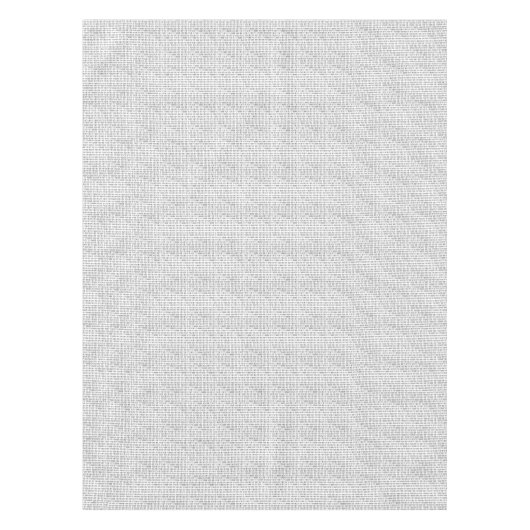 Binary Code Schwarz-weiße Streifen Tischdecke (Vorderseite)