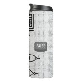 Binary Code Thermal Tumbler – Modern Tech Design Thermosbecher (Nach rechts gedreht)