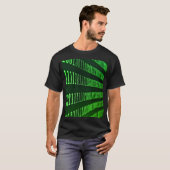 Binary codes green and blue T-Shirt (Vorne ganz)