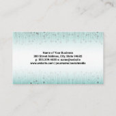 Binary Coding Background Business Ca Visitenkarte (Rückseite)