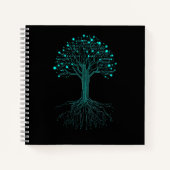 Binary Coding Programmer Graphic Design for Coders Notizblock (Vorderseite)