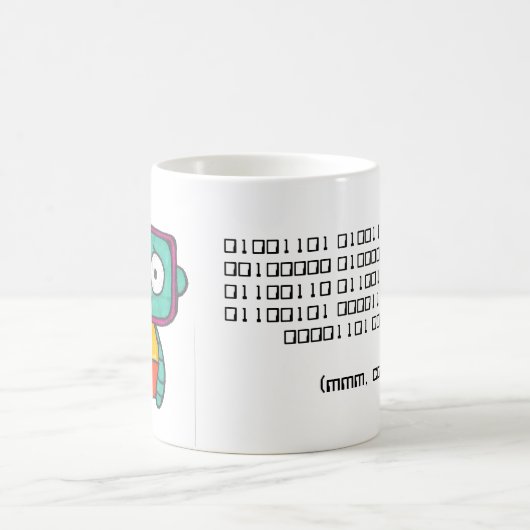 Binary Coffee Tasse - Mmm, Kaffee (Mittel)