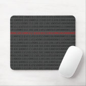 Binary Computer Code Programmer Teacher 0 und 1 Mousepad (Mit Mouse)