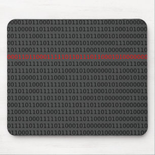 Binary Computer Code Programmer Teacher 0 und 1 Mousepad