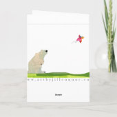 Binary Dingo Greeting Card Karte (Rückseite)