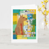 Binary Dingo Karte (Gelbe Blume)