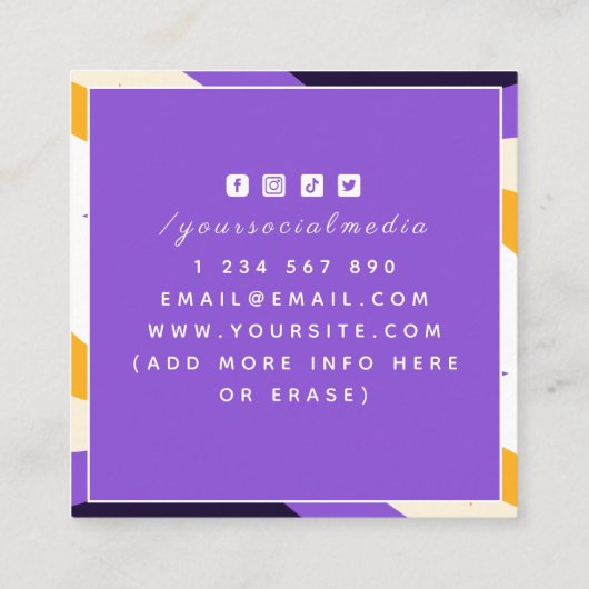 Binary Flag Pride LGBTQ Sparkle Web Designer Quadratische Visitenkarte (Rückseite)