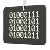 BINARY GEEK AIR FRESHENER AUTOLUFTERFRISCHER (Links)