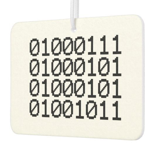 BINARY GEEK AUTOLUFTERFRISCHER (Links)