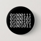 BINARY GEEK BUTTON (Vorderseite)