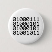 BINARY GEEK BUTTON (Vorderseite)