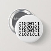 BINARY GEEK BUTTON (Vorne & Hinten)