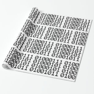 BINARY GEEK GESCHENKPAPIER