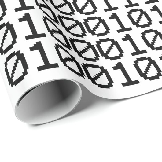 BINARY GEEK GESCHENKPAPIER (Rolleneckpunkt)