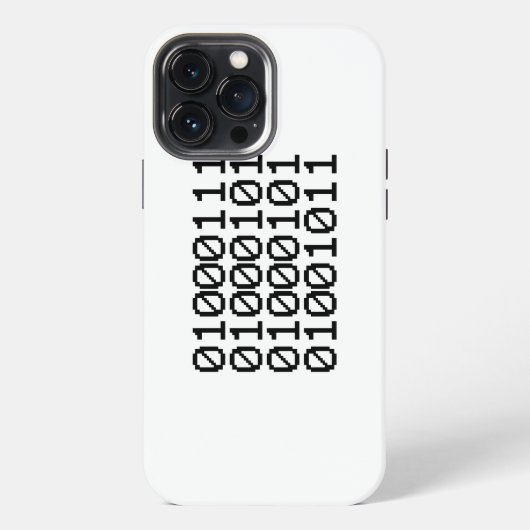 BINARY GEEK iPhone HÜLLE (Rückseite)