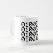 BINARY GEEK KAFFEETASSE (Vorderseite Links)