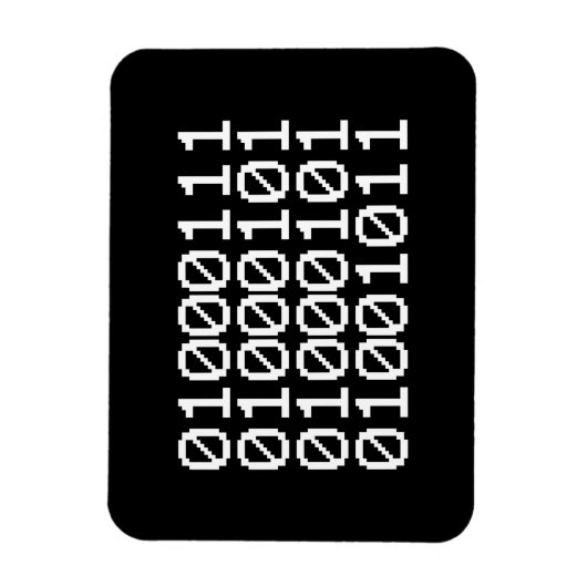 BINARY GEEK MAGNET (Vertikal)