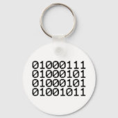 BINARY GEEK SCHLÜSSELANHÄNGER (Vorderseite)
