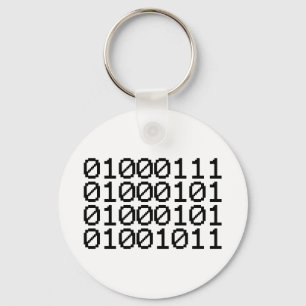 BINARY GEEK SCHLÜSSELANHÄNGER