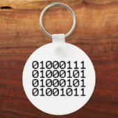 BINARY GEEK SCHLÜSSELANHÄNGER (Vorderseite)