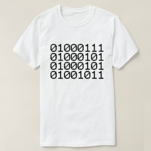 BINARY GEEK T-Shirt (Design vorne)