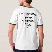 binary geek T-Shirt (Rückseite)