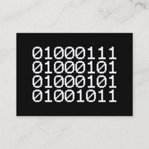 BINARY GEEK VISITENKARTE