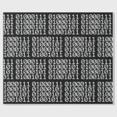 BINARY GEEK WRAPPING PAPIER GESCHENKPAPIER (Flach)