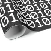 BINARY GEEK WRAPPING PAPIER GESCHENKPAPIER (Rolleneckpunkt)