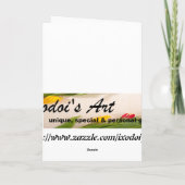 Binary-Geeks Weihnachtsbaum Feiertagskarte (Rückseite)