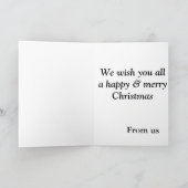 Binary-Geeks Weihnachtsbaum Feiertagskarte (Innenseite)