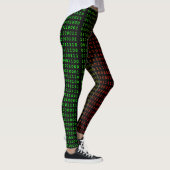 Binary Green and Red with Space Leggings (Rechts)