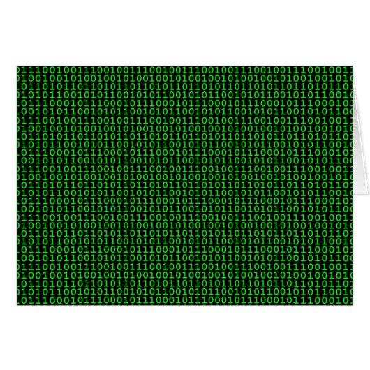 Binary Green Card (Vorderseite (Horizontal))