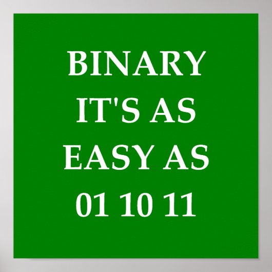 binary math poster (Vorne)