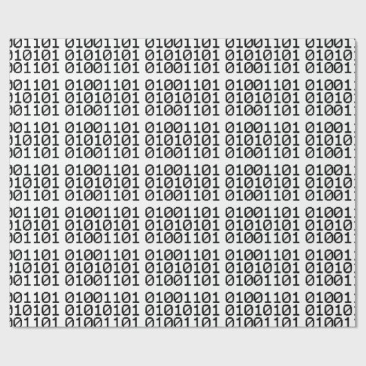 BINARY MUM GESCHENKPAPIER (Flach)