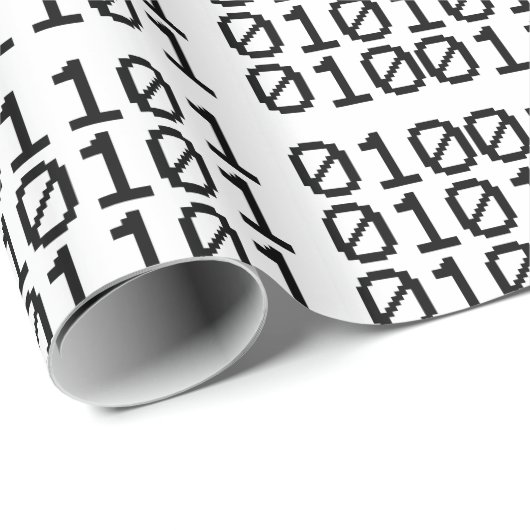 BINARY MUM GESCHENKPAPIER (Rolleneckpunkt)