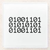 BINARY MUM GLASUNTERSETZER (Vorderseite)