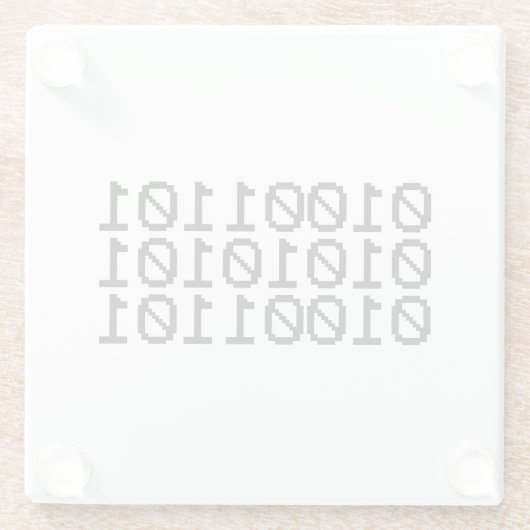 BINARY MUM GLASUNTERSETZER (Rückseite)