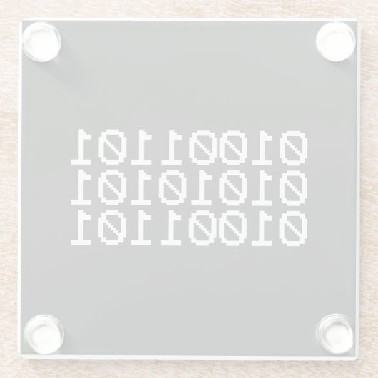 BINARY MUM GLASUNTERSETZER (Rückseite)