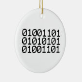 BINARY MUM KERAMIK ORNAMENT (Rechts)