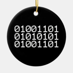 BINARY MUM KERAMIK ORNAMENT