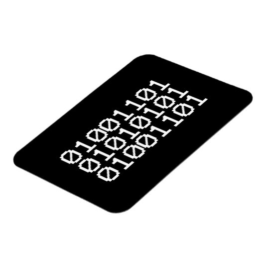 BINARY MUM MAGNET (Linke Seite)