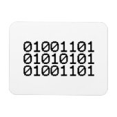 BINARY MUM MAGNET (Horizontal)