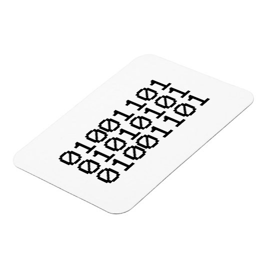 BINARY MUM MAGNET (Linke Seite)