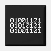 BINARY MUM MAGNET (Vorne)