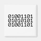 BINARY MUM MAGNET (Vorne)